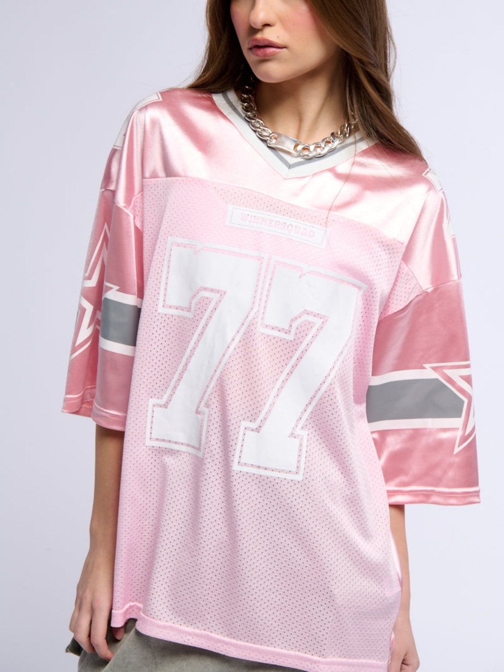 Akira Pink Paris Oversized Jersey - Size Medium